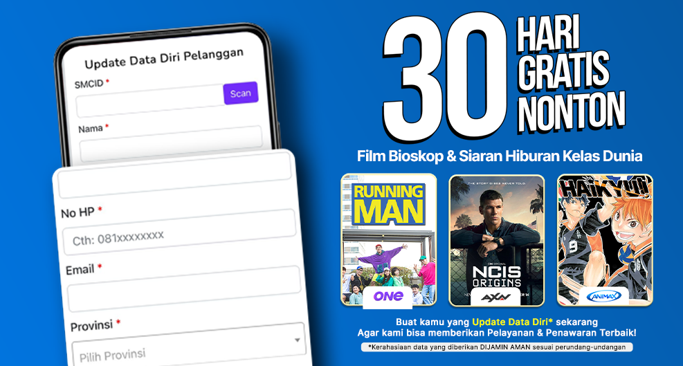 Update Data Nex Parabola Gratis Paket Basic